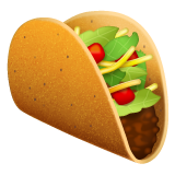 taco as rendered by WhatsApp