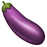 Aubergine as rendered by WhatsApp