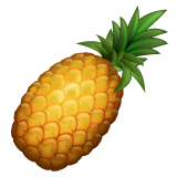 파인애플 as rendered by WhatsApp