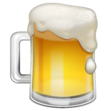 beer mug as rendered by WhatsApp