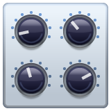 control knobs as rendered by WhatsApp