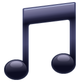 nota musicale as rendered by WhatsApp