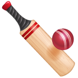 cricket game as rendered by WhatsApp