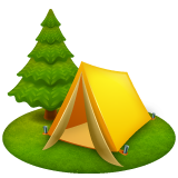 camping as rendered by WhatsApp