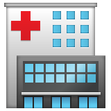 hospital as rendered by WhatsApp