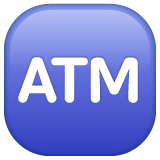 ATM sign as rendered by WhatsApp