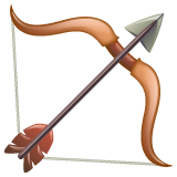arco e freccia as rendered by WhatsApp