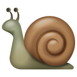 蜗牛 as rendered by WhatsApp