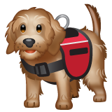 service dog as rendered by WhatsApp