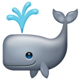 blasender Wal as rendered by WhatsApp