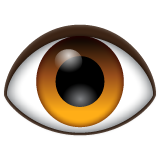 eye as rendered by WhatsApp