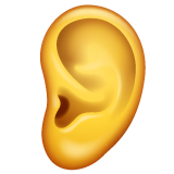 ear as rendered by WhatsApp