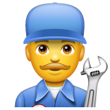 man mechanic as rendered by WhatsApp