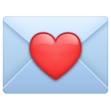 lettera d’amore as rendered by WhatsApp