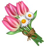 Blumenstrauß as rendered by WhatsApp