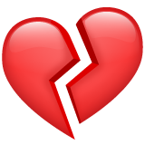 cuore infranto as rendered by WhatsApp