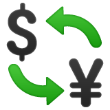 currency exchange as rendered by WhatsApp