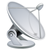 satellite antenna as rendered by WhatsApp