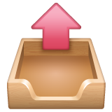 outbox tray as rendered by WhatsApp