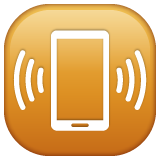 vibration mode as rendered by WhatsApp