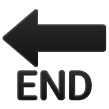 END-Pfeil as rendered by WhatsApp
