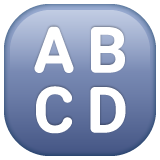 input latin uppercase as rendered by WhatsApp