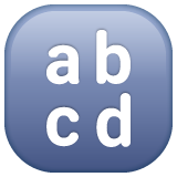 英小文字の入力 as rendered by WhatsApp