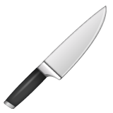 kitchen knife as rendered by WhatsApp