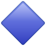 large blue diamond as rendered by WhatsApp