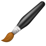 paintbrush as rendered by WhatsApp