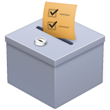 ballot box with ballot as rendered by WhatsApp