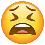 müdes Gesicht as rendered by WhatsApp