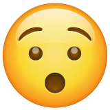 faccina sorpresa as rendered by WhatsApp