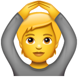 person gesturing OK as rendered by WhatsApp