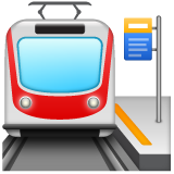 Bahnhof as rendered by WhatsApp