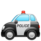 police car as rendered by WhatsApp
