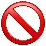 Verboten as rendered by WhatsApp