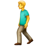 man walking as rendered by WhatsApp