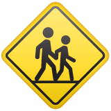 children crossing as rendered by WhatsApp