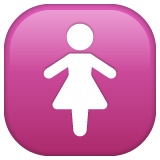 women’s room as rendered by WhatsApp
