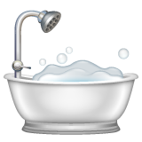 bathtub as rendered by WhatsApp