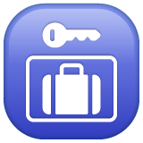left luggage as rendered by WhatsApp