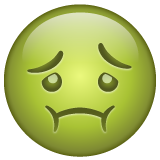 faccina nauseata as rendered by WhatsApp