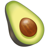 avocado as rendered by WhatsApp