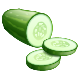 cucumber as rendered by WhatsApp