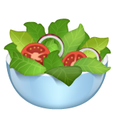 green salad as rendered by WhatsApp