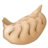 dumpling as rendered by WhatsApp