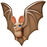 bat as rendered by WhatsApp