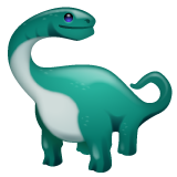 sauropod as rendered by WhatsApp