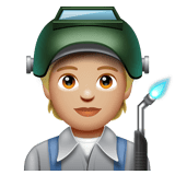 factory worker: medium-light skin tone as rendered by WhatsApp